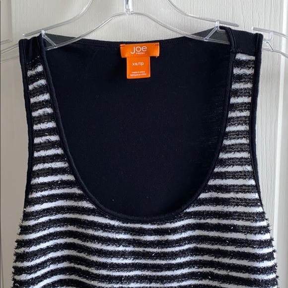 Joe Fresh Lurex/Sequin Striped Tank Top - Picture 2 of 7